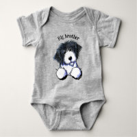 Pocket Bearted Collie Baby Bodysuit