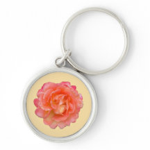 Pocket Bloom: Minimale Rosen-Schlüsselanhänger
