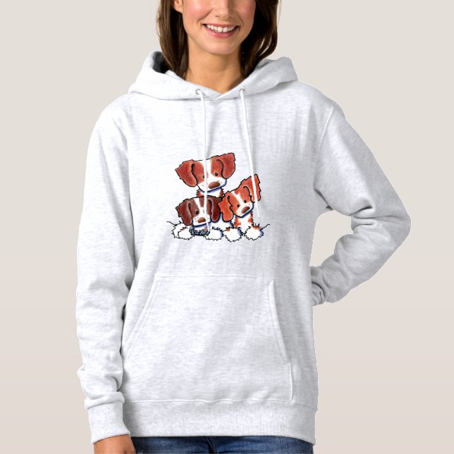 Pocket Brittany Trio Hoodie (Vorderseite)