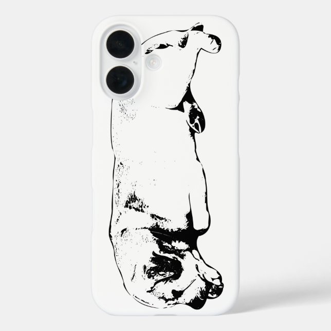 Pocket Calm, Senior Labrador Case-Mate iPhone Hülle (Rückseite)