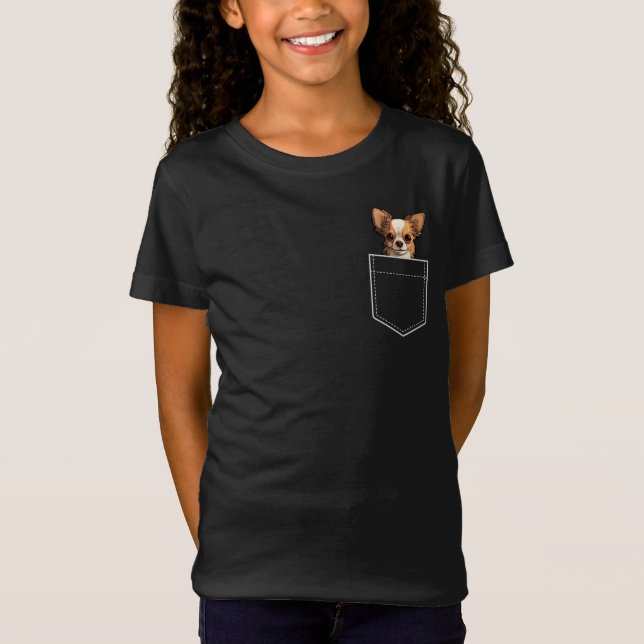 Pocket Chihuahua T-Shirt (Vorderseite)