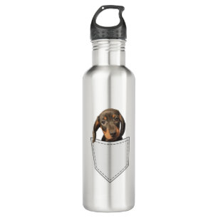 Pocket Dog Dackel Edelstahlflasche