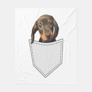 Pocket Dog Dackel Fleecedecke