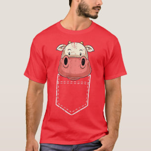 Pocket Farm Tierzucht Lover Bauer Niedliche Kuh T-Shirt
