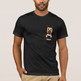 Pocket Great Dane Welpe niedlicher Hund T-Shirt