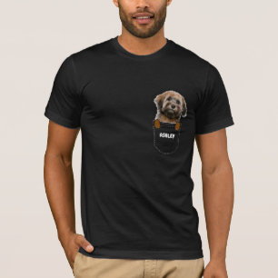 Pocket Havanischer Welpe niedlicher Hund T-Shirt
