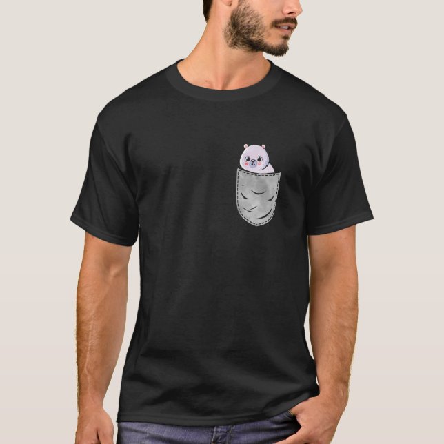 Pocket Ice Bear Animal In Your Pocket Ice Bear T-Shirt (Vorderseite)