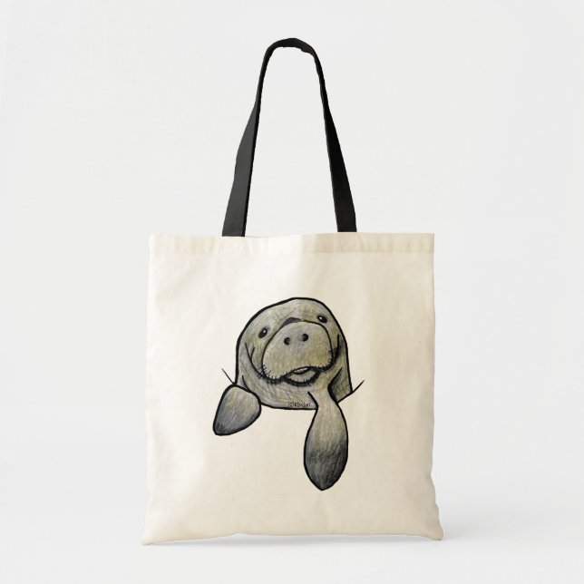 Pocket Manatee KiniArt Bag Tragetasche (Vorne)