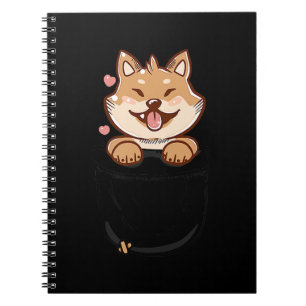 Pocket niedlich Shiba inklusive Welpenhund Begle Notizblock