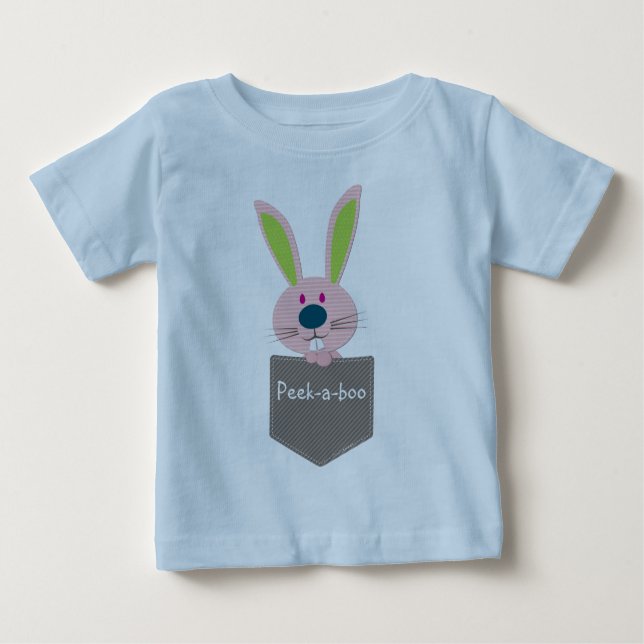 POCKET PALS: Hasenwirbel 1 Baby T-shirt (Vorderseite)