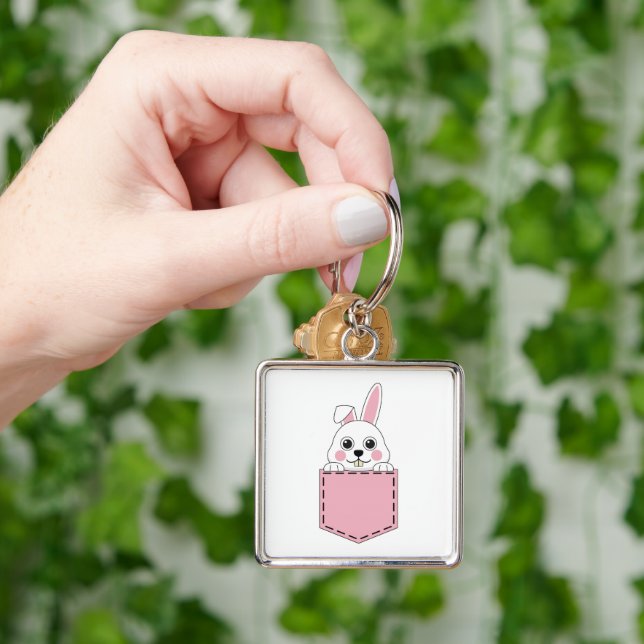 Pocket Pet Bunny Schlüsselanhänger (Hand)