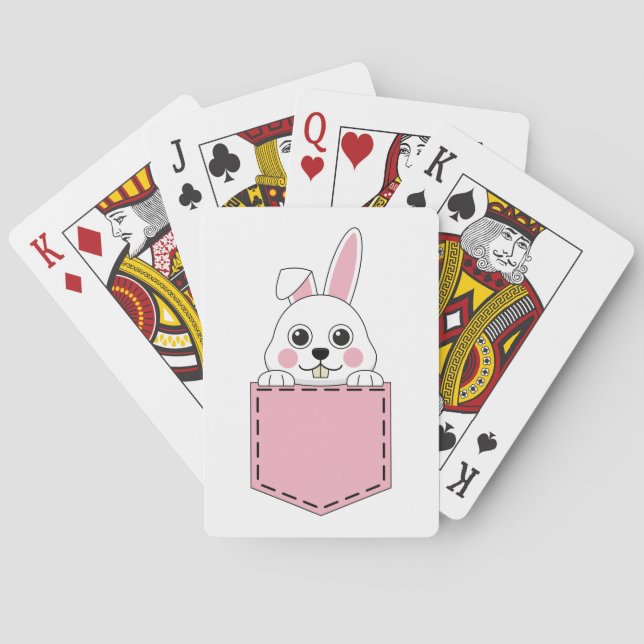 Pocket Pet Bunny Spielkarten (Rückseite)