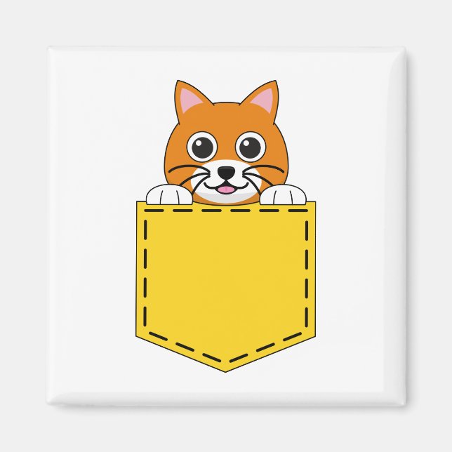 Pocket Pet Cat Magnet (Vorne)