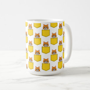Pocket Pet Cat Muster Kaffeetasse