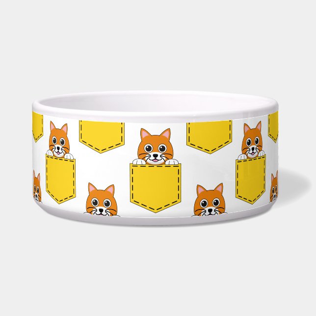 Pocket Pet Cat Muster Napf (Vorderseite)