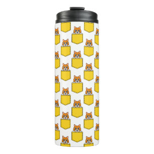Pocket Pet Cat Muster Thermosbecher
