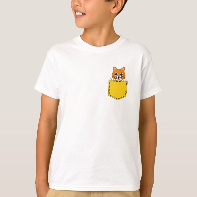 Pocket Pet Cat T-Shirt (Vorderseite)