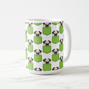 Pocket Pet Dog Muster Kaffeetasse