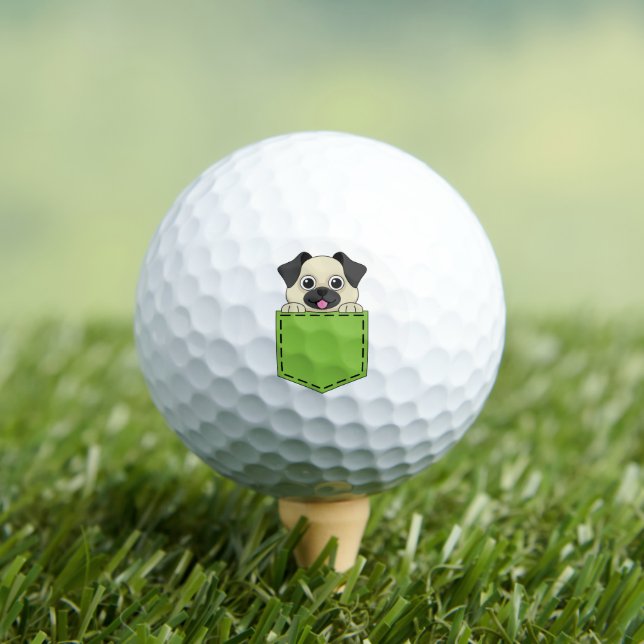Pocket Pet Hund Golfball (Insitu T-Shirt)