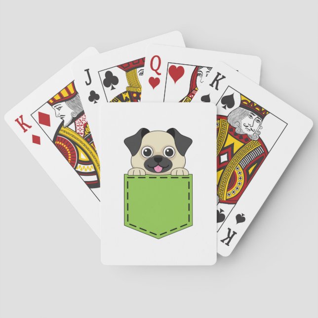 Pocket Pet Hund Spielkarten (Rückseite)