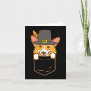 Pocket Pilgrim Welsh Corgi Dog Lover Niedlich Than Karte