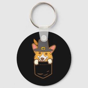 Pocket Pilgrim Welsh Corgi Dog Lover Niedlich Than Schlüsselanhänger
