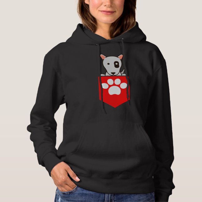 Pocket Pitbull Hoodie (Vorderseite)
