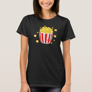 Pocket Popcorn Pop Mais Eater Grafik T-Shirt