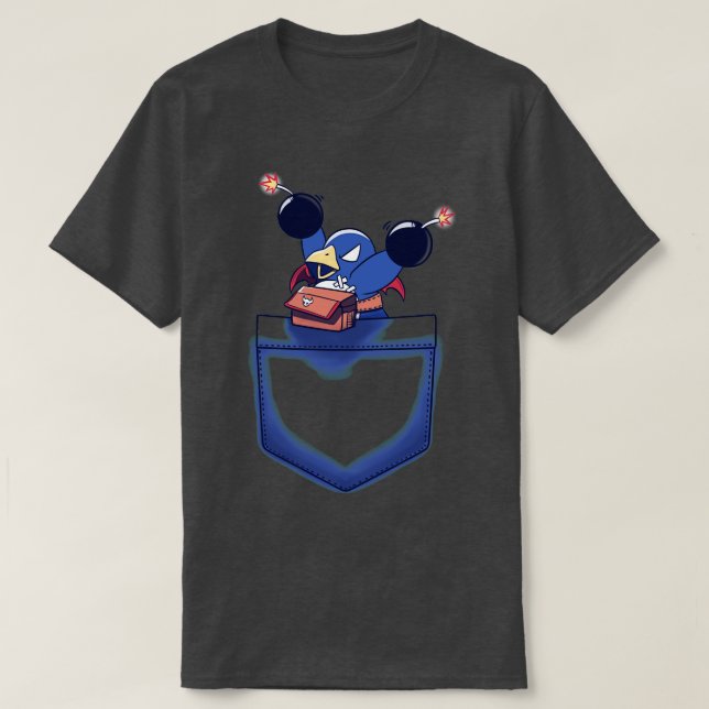 Pocket Prinny T-Shirt (Design vorne)