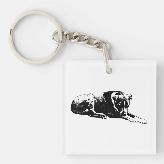 Pocket Pup Erholung Schlüsselanhänger (Vorderseite)