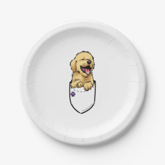 Pocket Puppiez - Goldener Retriever Pappteller