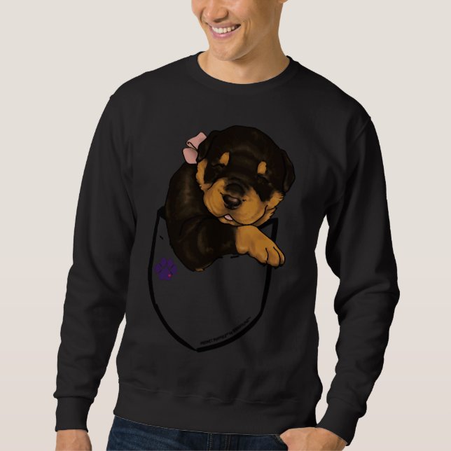 Pocket Puppiez Rottweiler Sweatshirt (Vorderseite)