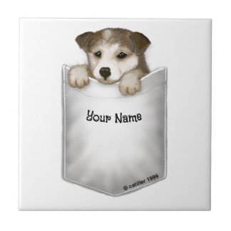 Pocket Puppy Dog Fliese