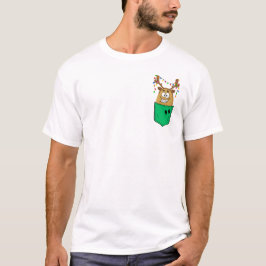 Pocket Reindeer Potato an diesem Typ Weihnachts-Pa T-Shirt