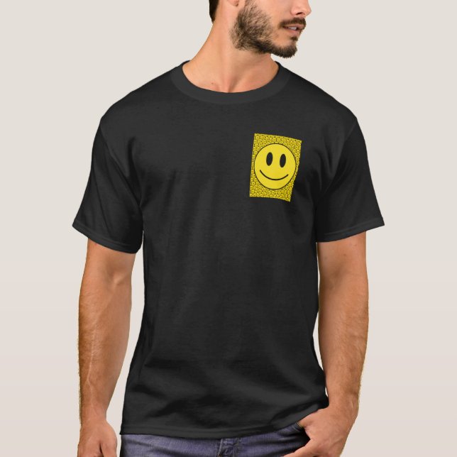 Pocket Smiling Face Costume Happy Cute Smile Trend T-Shirt (Vorderseite)