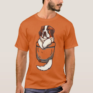 Pocket St Bernard Puppy T-Shirt