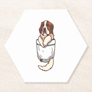 Pocket St Bernard Puppy Untersetzer