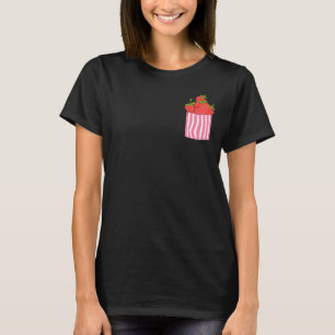 Pocket Strawberries Summer Frucht Food Red Berry S T-Shirt