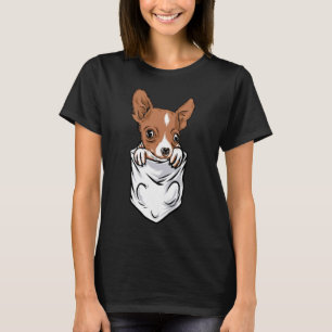 Pocket Style Adorable Chihuahua Welpe und Niedlich T-Shirt