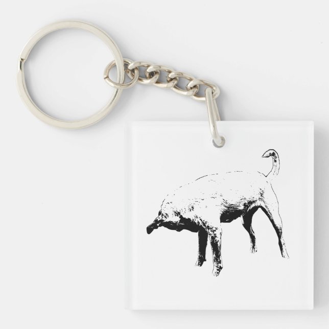 Pocket Terrier drehen Schlüsselanhänger (Vorderseite)