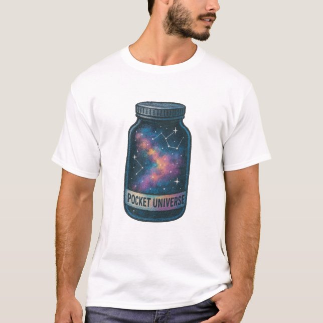 Pocket Universe Star Jar Graphic T-Shirt (Vorderseite)