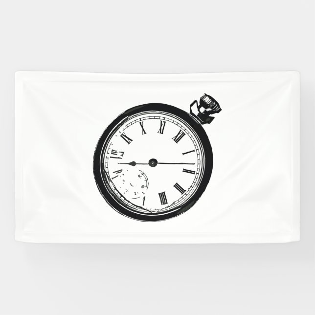 Pocket Watch Banner (Horizontal)