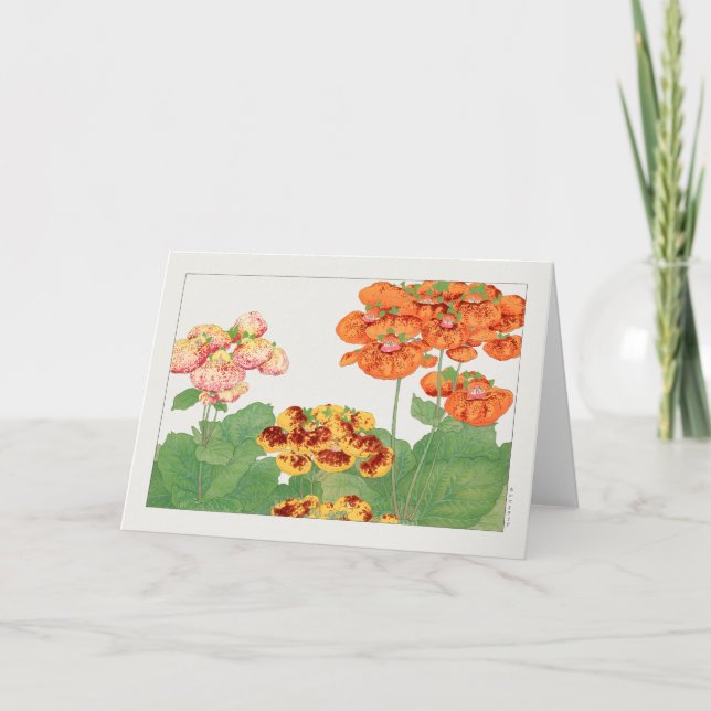 Pocketbook Pflanze von Tanigami Konan Karte (Vorderseite)