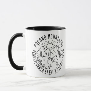 Pocono Mountains Pennsylvania - Retro Souvenirs Tasse