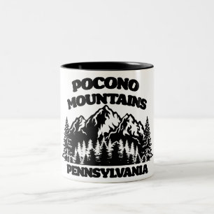 Pocono Mountains Pennsylvania Zweifarbige Tasse