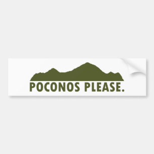 Poconos Autoaufkleber