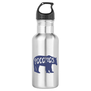 Poconos Bear Edelstahlflasche