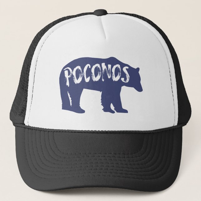 Poconos Bear Truckerkappe (Vorderseite)