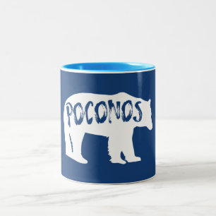 Poconos Bear Zweifarbige Tasse