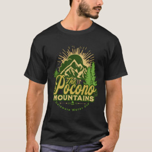 Poconos Berge Pennsylvania Pa Wandern Camping S T-Shirt